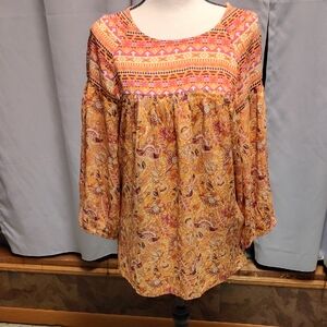Cato Multicolor Bohemian Blouse
